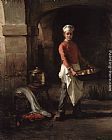 Claude Joseph Bail Famous Paintings - The Kitchen Boy